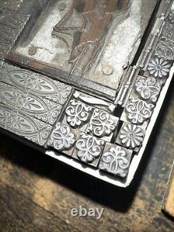 Printing Blocks Lead Ornamental Borders Dingbats Nice Variety, Beautiful! XB