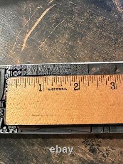 Printing Blocks Lead Ornamental Borders Dingbats Nice Variety, Beautiful! XB