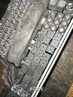 Printing Blocks Lead Ornamental Borders Dingbats Nice Variety, Beautiful! XC