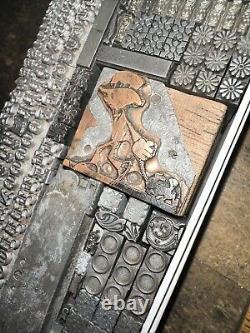 Printing Blocks Lead Ornamental Borders Dingbats Nice Variety, Beautiful! XC