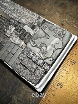Printing Blocks Lead Ornamental Borders Dingbats Nice Variety, Beautiful! XC