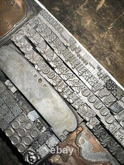 Printing Blocks Lead Ornamental Borders Dingbats Nice Variety, Beautiful! XC