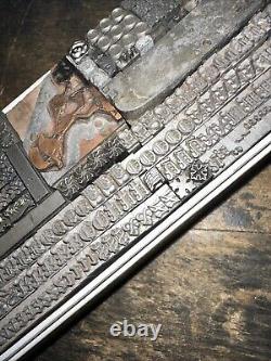 Printing Blocks Lead Ornamental Borders Dingbats Nice Variety, Beautiful! XC