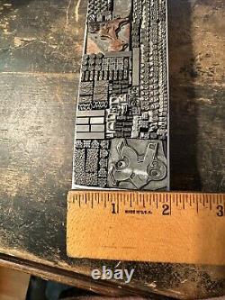 Printing Blocks Lead Ornamental Borders Dingbats Nice Variety, Beautiful! XC