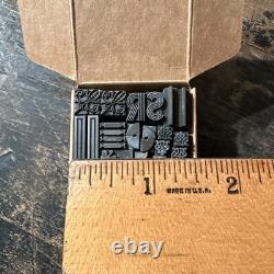 Printing Blocks Lead Ornamental Borders Dingbats Variety Beautiful! #69