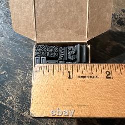 Printing Blocks Lead Ornamental Borders Dingbats Variety Beautiful! #69