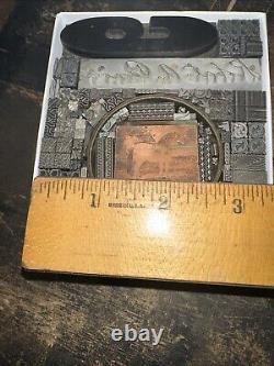 Printing Blocks Lead Ornamental Borders Dingbats Variety Beautiful! #OX