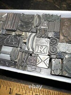 Printing Blocks Ornamentals Borders Dingbats. Wonderful Variety! #39