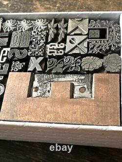 Printing Blocks Ornamentals Borders Dingbats. Wonderful Variety! #42