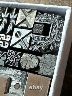 Printing Blocks Ornamentals Borders Dingbats. Wonderful Variety! #42