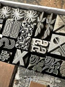 Printing Blocks Ornamentals Borders Dingbats. Wonderful Variety! #42