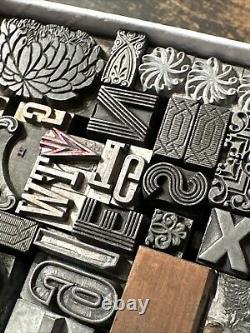 Printing Blocks Ornamentals Borders Dingbats. Wonderful Variety! #42