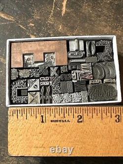 Printing Blocks Ornamentals Borders Dingbats. Wonderful Variety! #42