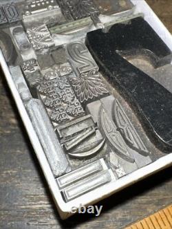 Printing Blocks Ornamentals Borders Dingbats. Wonderful Variety! #51 Beautiful