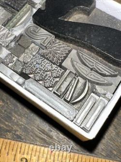 Printing Blocks Ornamentals Borders Dingbats. Wonderful Variety! #51 Beautiful