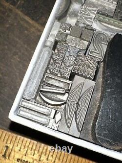 Printing Blocks Ornamentals Borders Dingbats. Wonderful Variety! #51 Beautiful