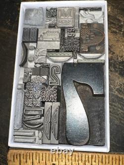 Printing Blocks Ornamentals Borders Dingbats. Wonderful Variety! #51 Beautiful