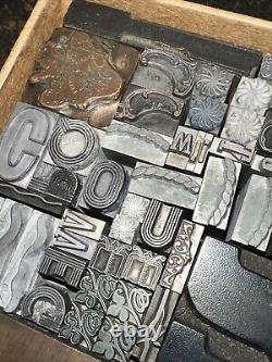 Printing Blocks Ornamentals Borders Dingbats. Wonderful Variety! #54 Beautiful