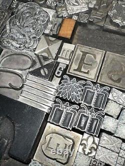 Printing Blocks Ornamentals Borders Dingbats. Wonderful Variety! #55 Beautiful