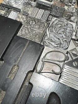 Printing Blocks Ornamentals Borders Dingbats. Wonderful Variety! #55 Beautiful