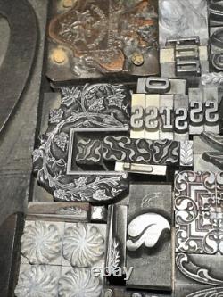 Printing Blocks Ornamentals Borders Dingbats. Wonderful Variety! #60 Beautiful