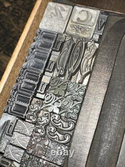 Printing Blocks Ornamentals Borders Dingbats. Wonderful Variety! #60 Beautiful