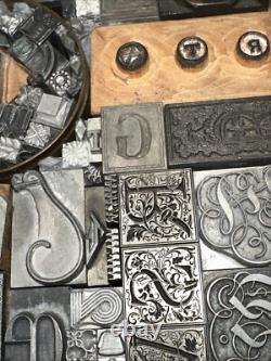 Printing Blocks Ornamentals Borders Dingbats. Wonderful Variety! #D Beautiful