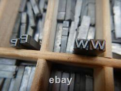 Printing Letter Press Drawer Full Of Letter Number Font Type Drawer C