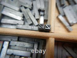 Printing Letter Press Drawer Full Of Letter Number Font Type Drawer C