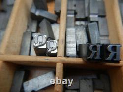 Printing Letter Press Drawer Full Of Letter Number Font Type Drawer D