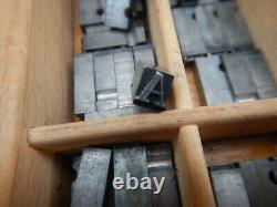 Printing Letter Press Drawer Full Of Letter Number Font Type Drawer D