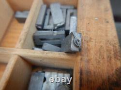 Printing Letter Press Drawer Full Of Letter Number Font Type Drawer D