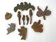 Rare 1932 Hawaiian Wood Carved Textile Printing Block Hand Made Stamp Set Of 10