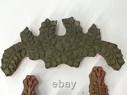 RARE 1932 Hawaiian Wood Carved Textile Printing Block Hand Made Stamp Set of 10