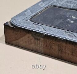 Radiation Detected Vintage Printing Letterpress Printers Block Workplace Safety