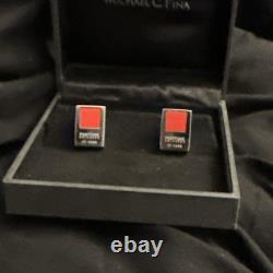 Rare Men's Pantone Universe Cufflinks Lipstick Red