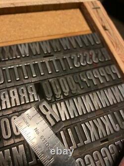 Relisted! Letterpress Type 48pt Staple Gothic from the Keystone Type Foundry