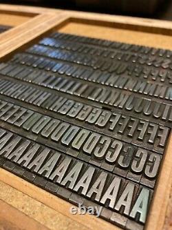 Relisted! Letterpress Type 48pt Staple Gothic from the Keystone Type Foundry