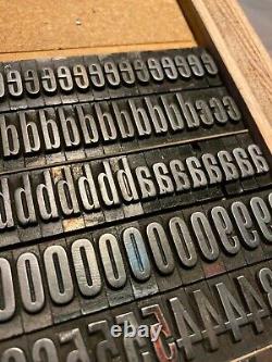 Relisted! Letterpress Type 48pt Staple Gothic from the Keystone Type Foundry