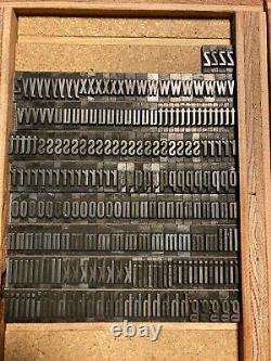 Relisted! Letterpress Type 48pt Staple Gothic from the Keystone Type Foundry