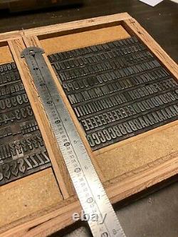 Relisted! Letterpress Type 48pt Staple Gothic from the Keystone Type Foundry