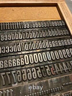 Relisted! Letterpress Type 48pt Staple Gothic from the Keystone Type Foundry