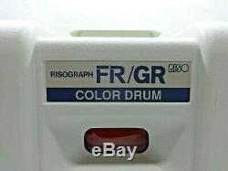 Riso Risograph FR/GR Color Drum BRIGHT RED 550-21763-100 with Case and Ink