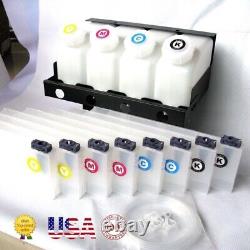 Roland Continuous Ink System for VS-300/VS-420 4 Bulk Bottles with 8 Cartridges