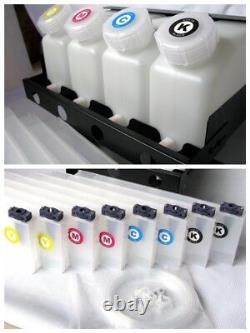 Roland Continuous Ink System for VS-300/VS-420 4 Bulk Bottles with 8 Cartridges