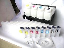Roland Continuous Ink System for VS-300/VS-420 4 Bulk Bottles with 8 Cartridges