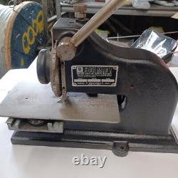 Schmidt Model 4 Manual Nameplate Marking Press With 1/8 Character Dial