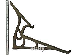 Set of Letterpress Hamilton Type Cabinet Cast Iron Brackets