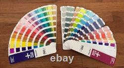 Set of Pantone FORMULA GUIDE / Solid Coated & Uncoated Swatch Fan Books 2010