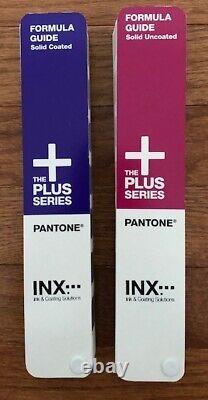 Set of Pantone FORMULA GUIDE / Solid Coated & Uncoated Swatch Fan Books 2010